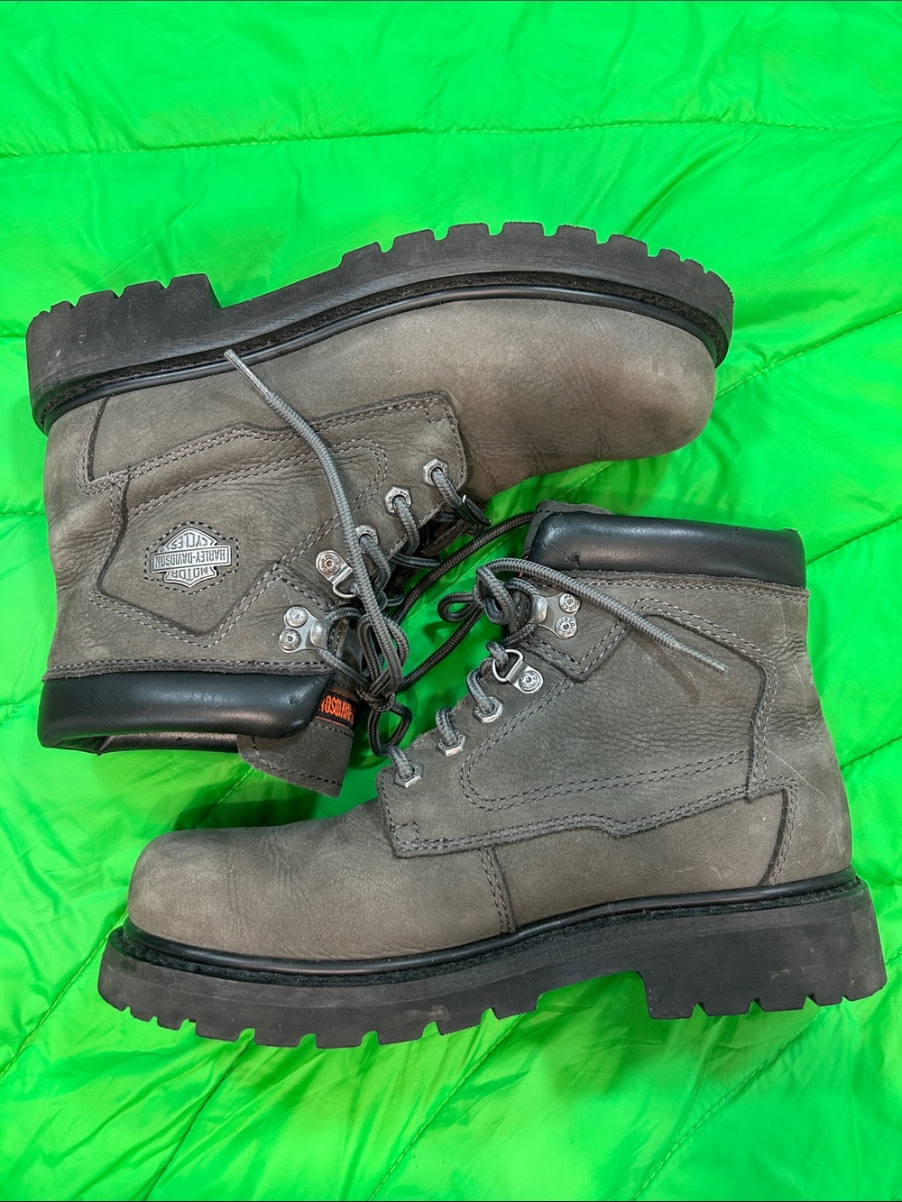 Men’s 10 Harley Davidson boots lace up
